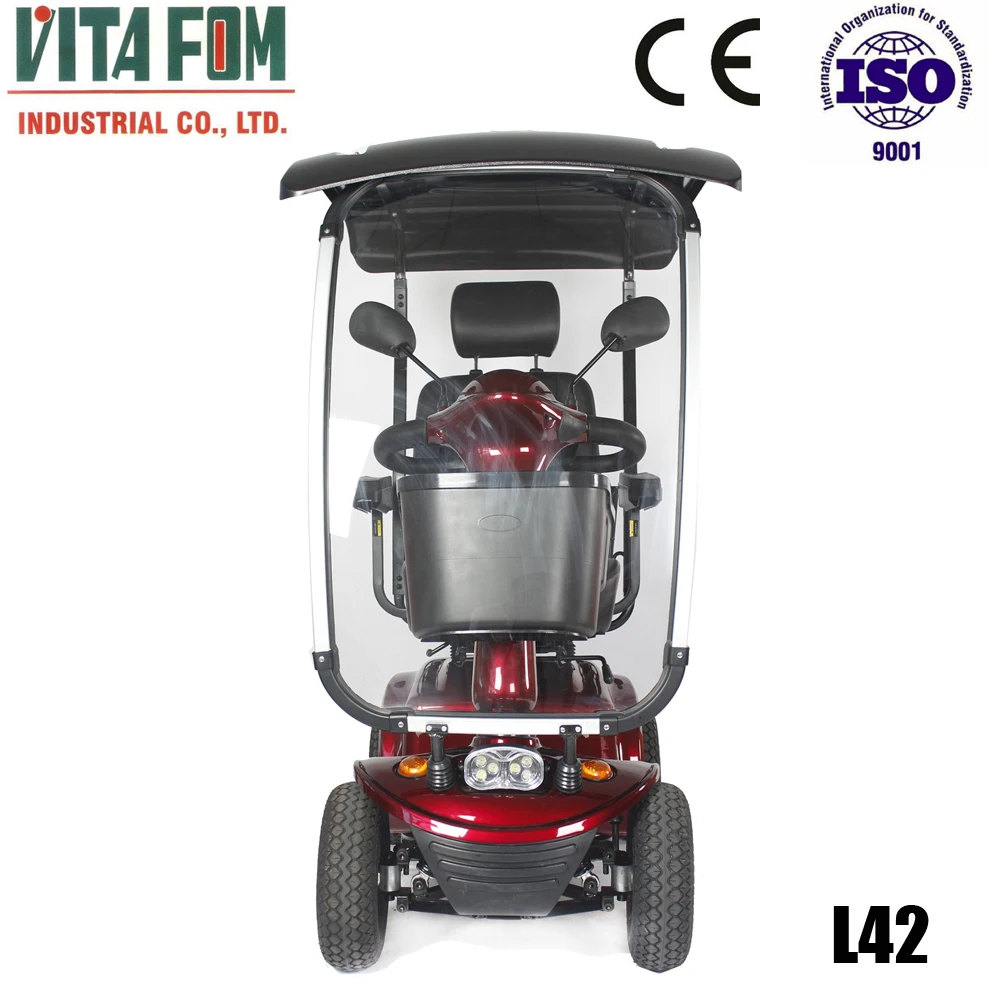 Four Wheel Outdoor Electric Shoprider Mobility Scooter (Taiwan Motor & PG Controller) with CE