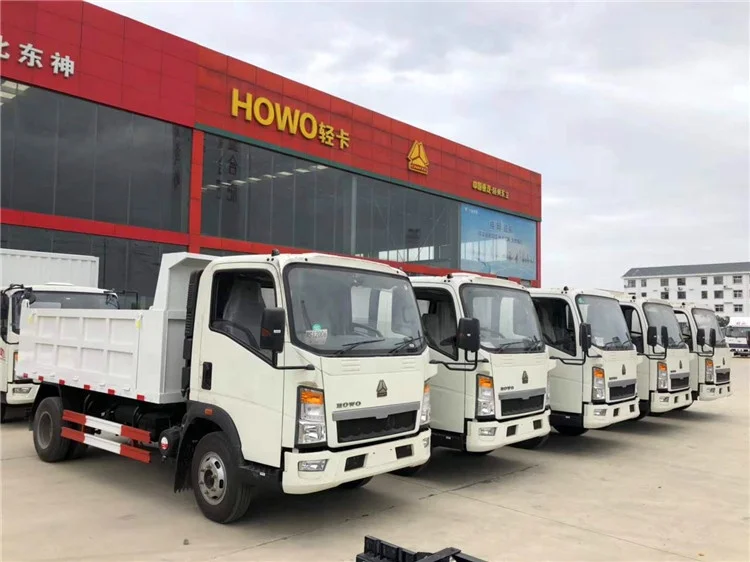 Best price Howo 5 tons dump truck 116HP Small dump truck for sale
