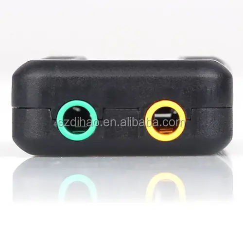 DIHAO Good Quality 8.1 Channel USB 2.0 Sound Card