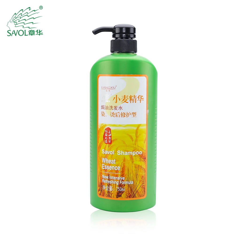 Savol wheat protein essence scalp refreshing hair keratin repair care shampoo for dry hair