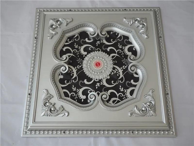 Роскошный квадратный потолочный медальон, декоративная потолочная стена для банкетного зала