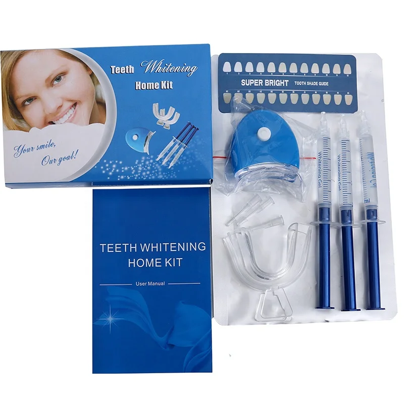 
Advanced Popular Professional Teeth whitening home kit private logo teeth cleaning kit with led light 