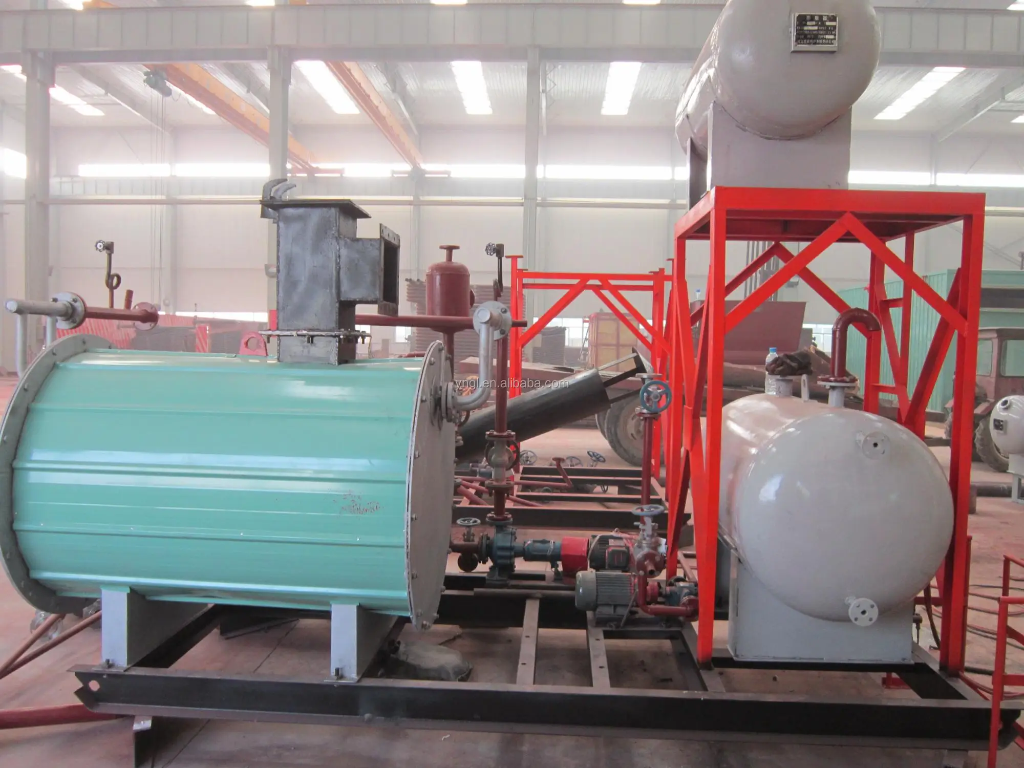 Gas fired Skid-mounted heat-conducting oil boiler