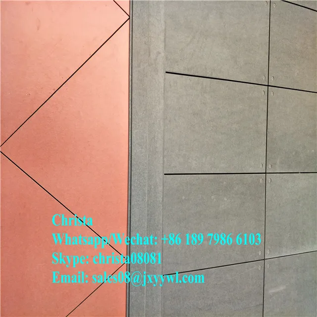100% Non-asbestos similar Nichiha top quality colorful waterproof fiber cement board cladding wholesale price