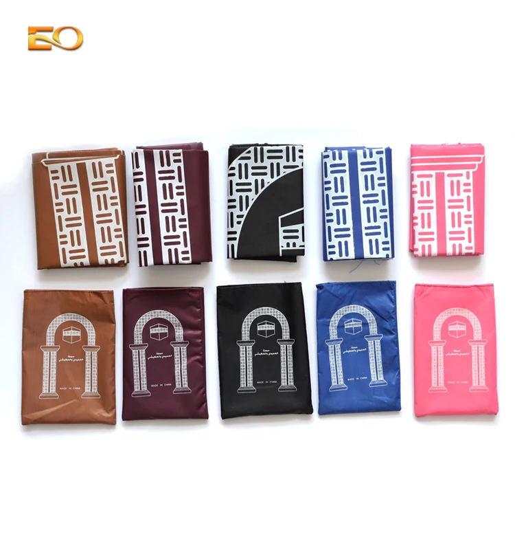 Лидер продаж, водонепроницаемый мусульманский Дорожный Коврик для молитвы, турецкий Карманный молитвенный коврик для мусульманской молитвы