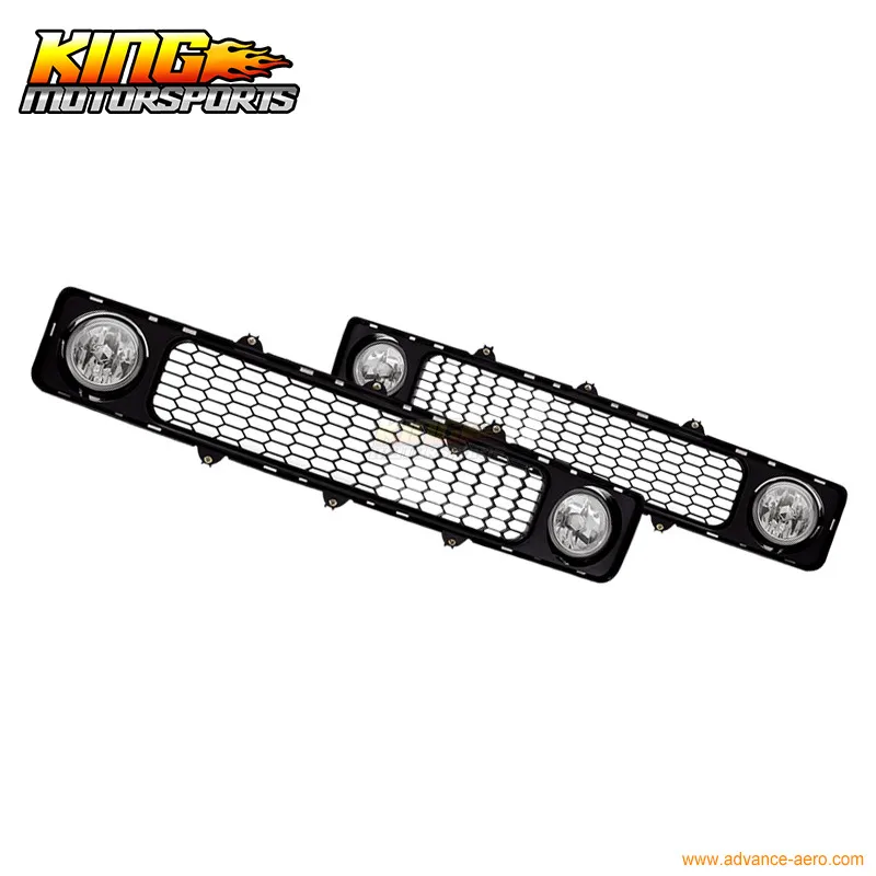 Full Kit Set 05-10 TC Grill Fog Lights Clear Lens Front Bumper Lamps