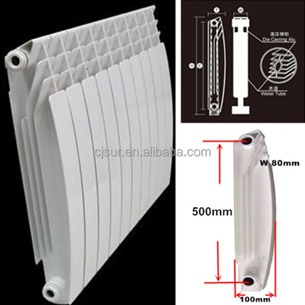 House aluminum heat radiator boiler water heating