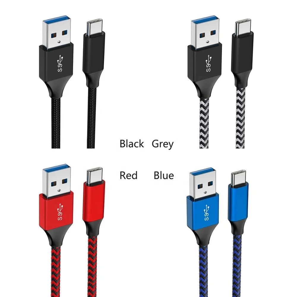 Высококачественный кабель от производителя USB 3,1 Gen 1 type-C Быстрая зарядка 5 Гбит/с передача данных 3,0 usb type c кабель для передачи данных для Samsung