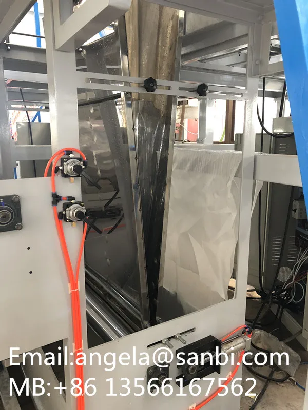 Двухслойная высокоскоростная машина для выдувания полипропиленовой/полипропиленовой пластиковой пленки (CE)