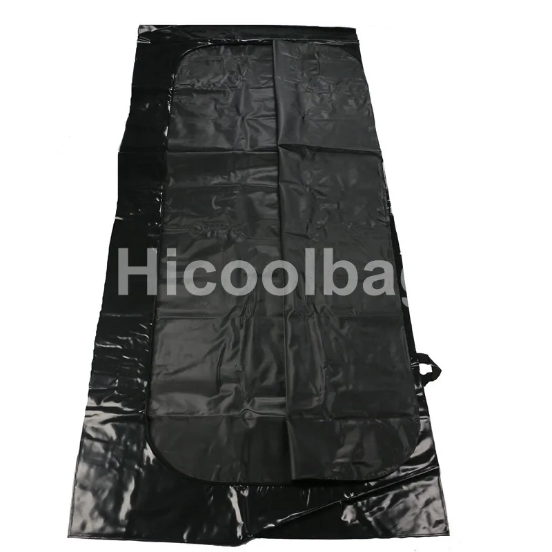 2023 Medical waterproof dry Black funeral corpse dead body bag