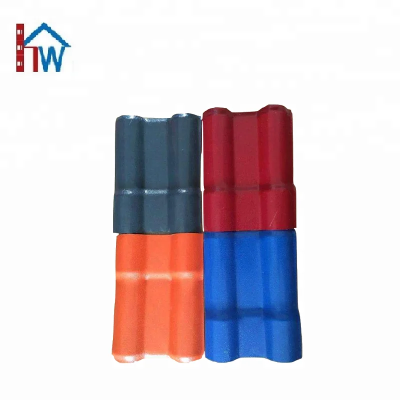 Green villa building material spanish roof synthetic resin tile