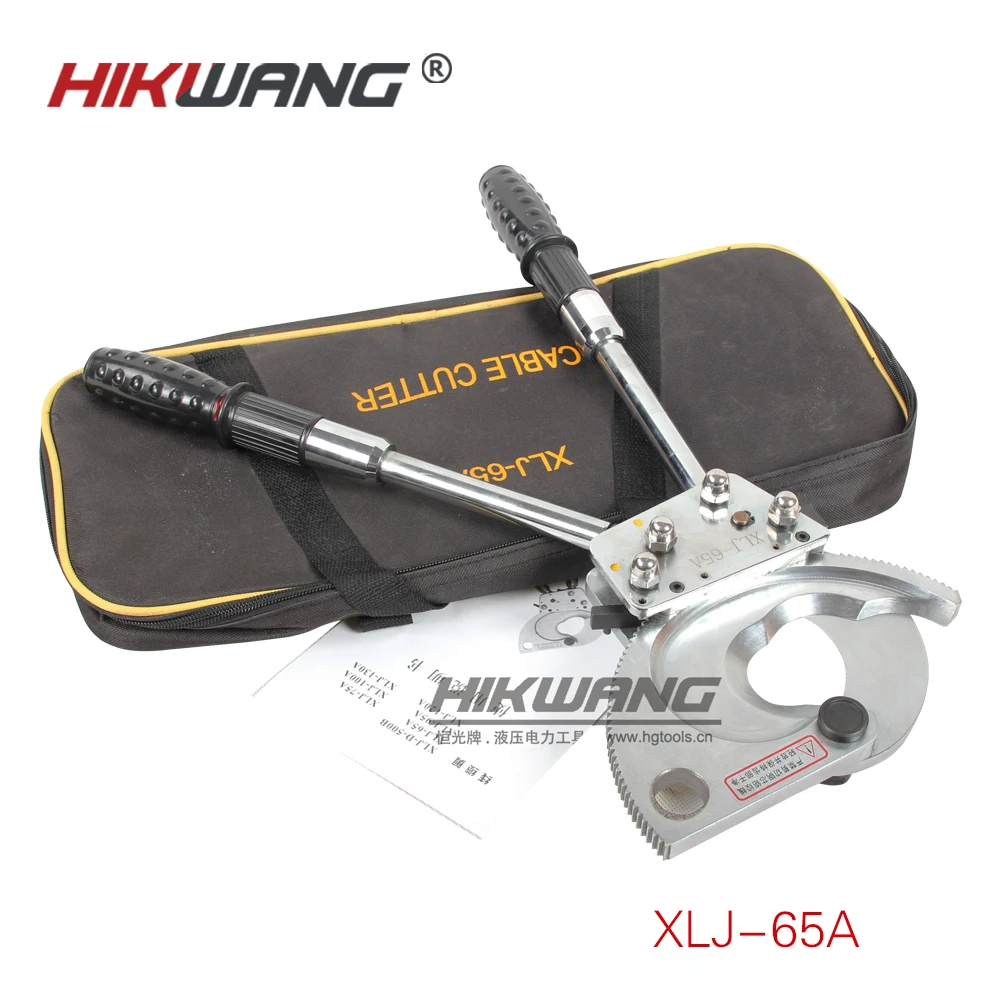TOP 1 ratcheting wire cutting cable cutter  cut up to 65mm armoured cable mineral insulated cable cutter XLJ-65A