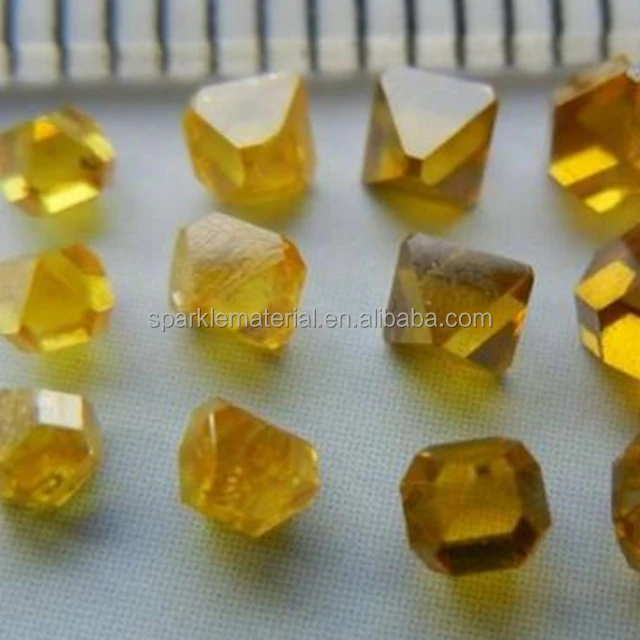 
Yellow Colored Synthetic HPHT Diamond For Industring 