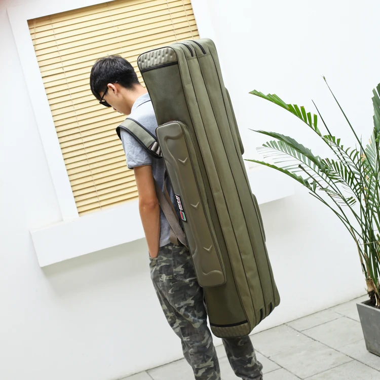 Водонепроницаемая сумка для удочки, Холщовая Сумка для рыболовных снастей, вместительная сумка для рыбалки