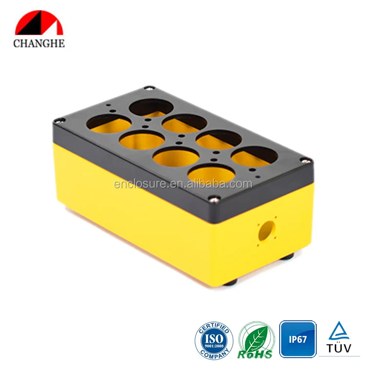 Custom IP67 die cast aluminium waterproof enclosure / aluminum junction box / aluminium electronics enclosure