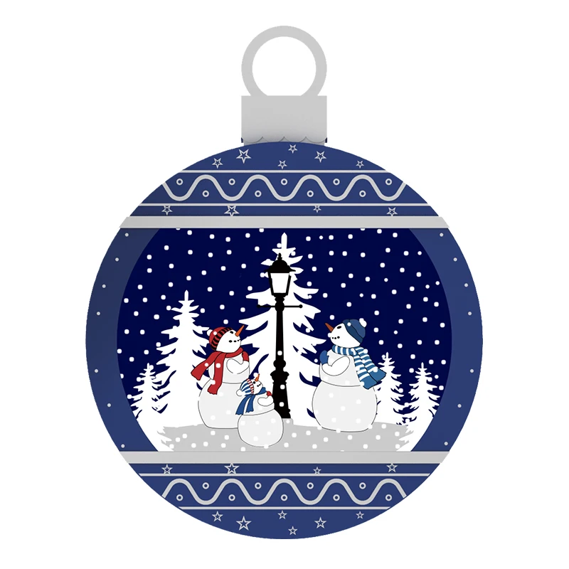 
Christmas decoration balls hanging ball christmas decoration snow globe souvenir 
