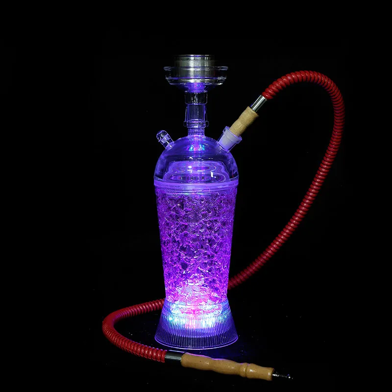 Factory cheap price wholesale portable led hookah plastic cup