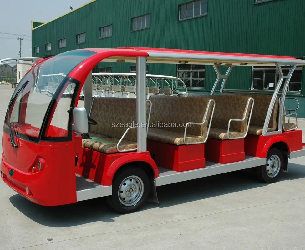 14 seats electric sightseeing bus EG6158K zoo shuttle for sale