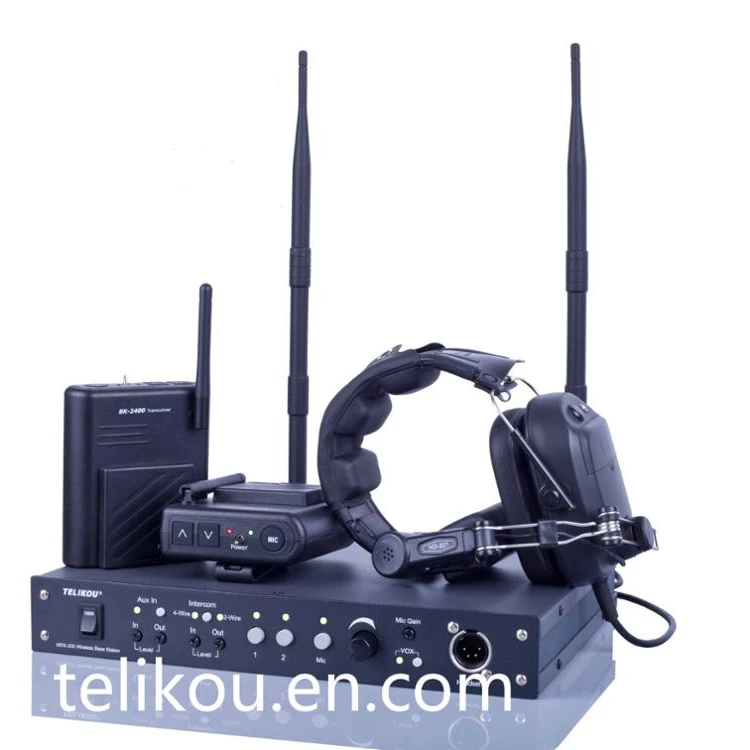 Telikou good quality wireless intercom system MDS-240 PACKAGE broadcast equipment