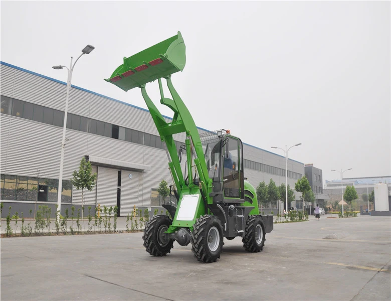 ZL12 mini small wheel loader with concrete mixer