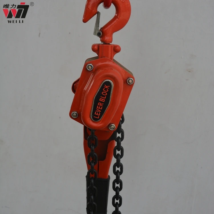 High Quality Elephant 3 Meters 250kg 750kg 2T 1Ton 5Ton VA Hercules Proof Handle Pulley Chain Lifting Block