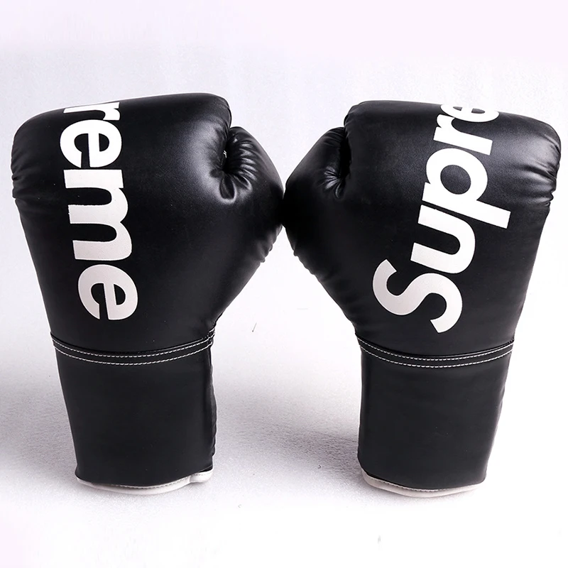 factory custom professional lace-up boxing gloves