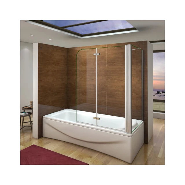 
Easy Cleaning Folding Bath Screen 