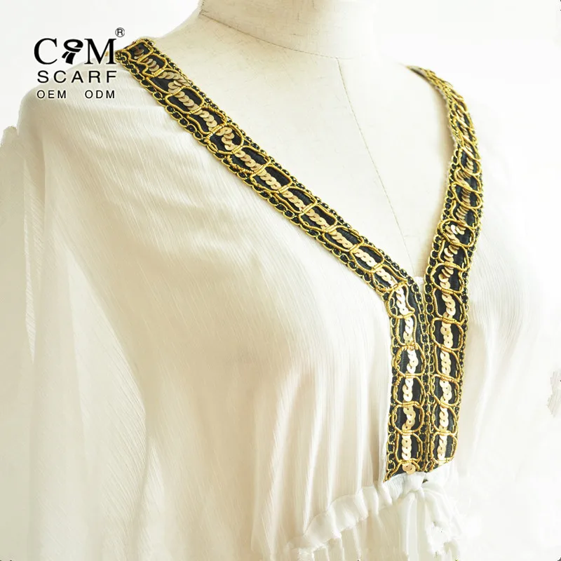 high fashionable muslim women chiffon kaftan maxi dress