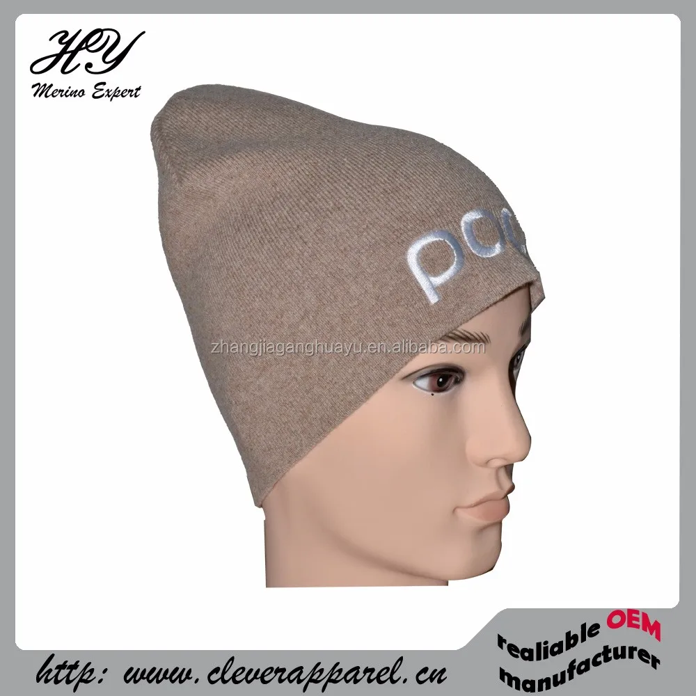 
Best-selling Superfine Merino Wool Knitted Pompom Beanie Hats 