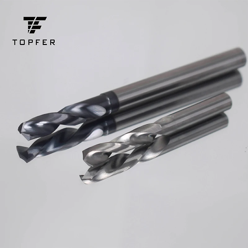 
High Precision 2 Flutes Tungsten Carbide twist drill bit with head angle 120 degrees 