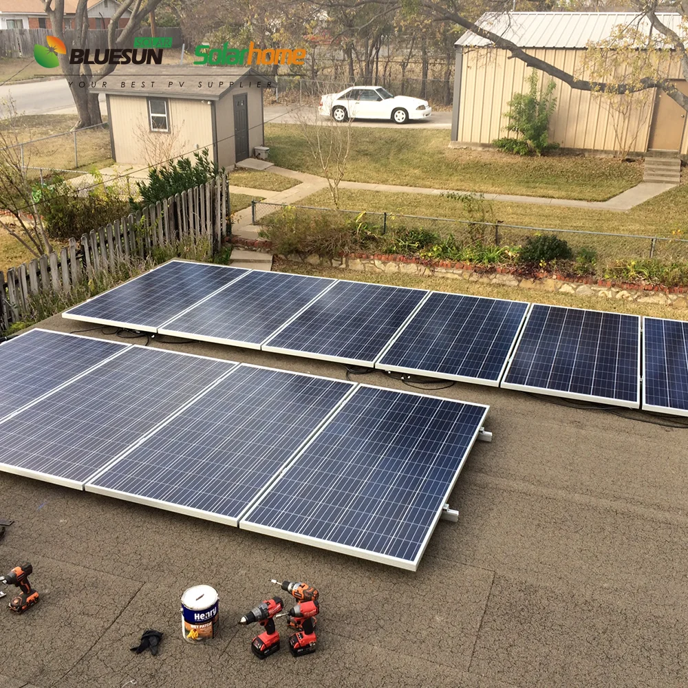 Bluesun 3kw solar system price in Panama 5kw 8kw 10kw 12kw