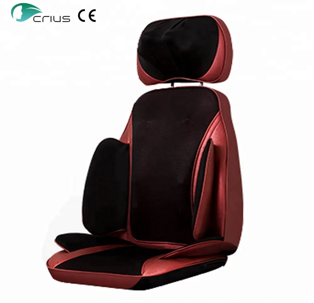 
6D Electric shiatsu spiral kneading Airbags Massage Cushion 