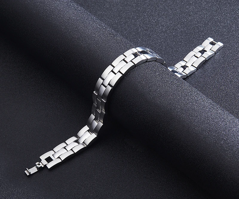 4 in 1 Ion Titanium Energy Therapy Magnetic Germanium Bracelet Men Jewelry