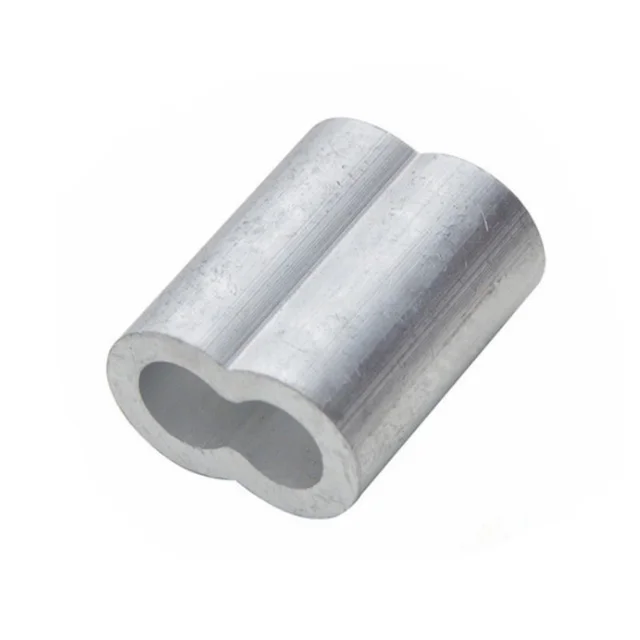 M5 eight type metric ferrule wire rope cable aluminum sleeve  fittings