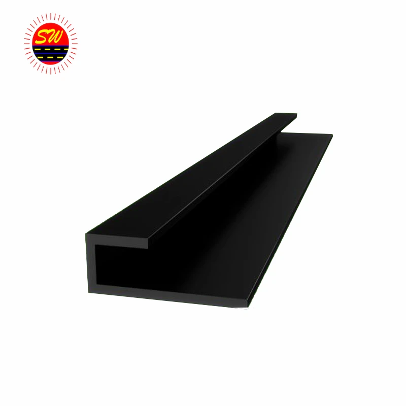 Изготовленный На Заказ прочный ПВХ u-образный пластиковый профиль защиты краев