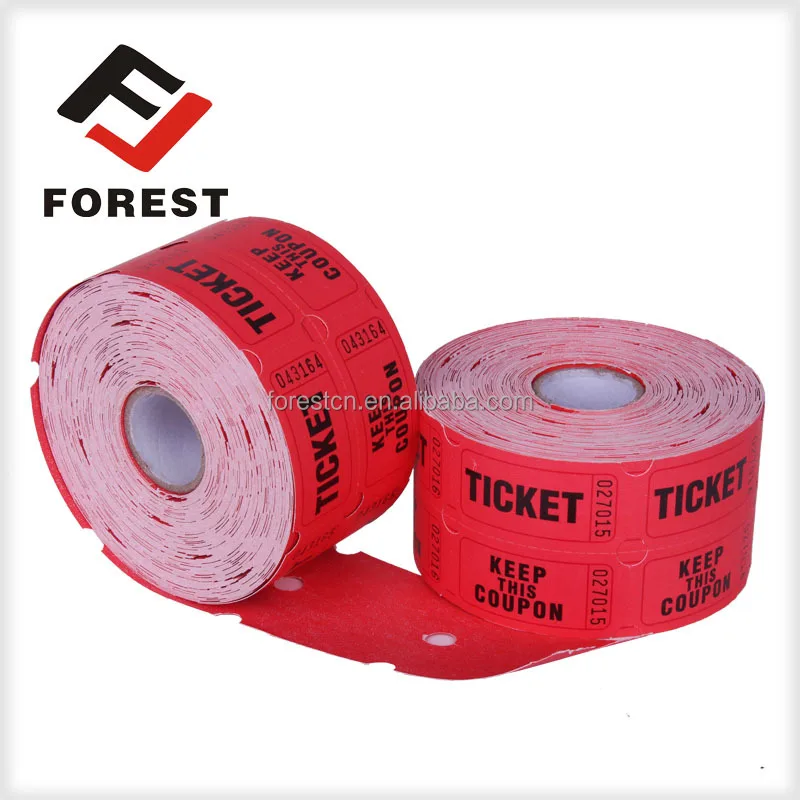 Supply raffle tickets, lottery ticket printing