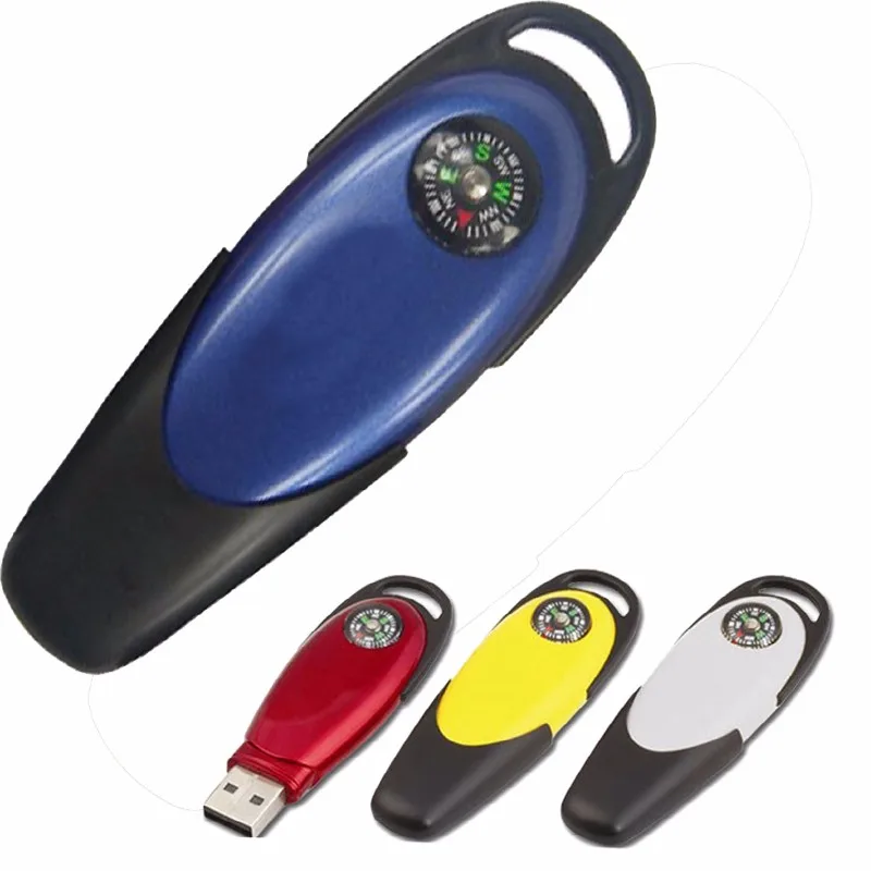 china hot sale usb 2.0 1gb 4gb 8gb 32gb plastic shell logo printing compass usb flash drive