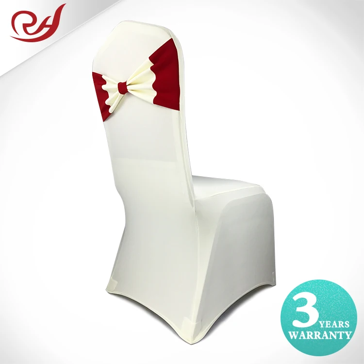 Высококачественные белые Бархатные чехлы на стулья из спандекса и лайкры для свадьбы