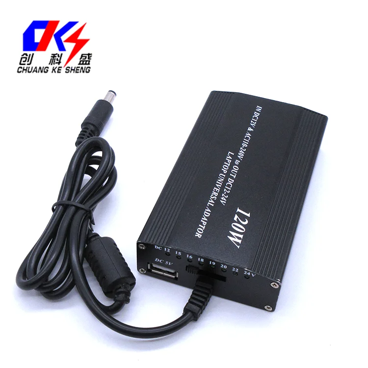 
AC 110v to 240v DC Adjustable 12V to 24V 120w Laptop Universal Power Adapter 