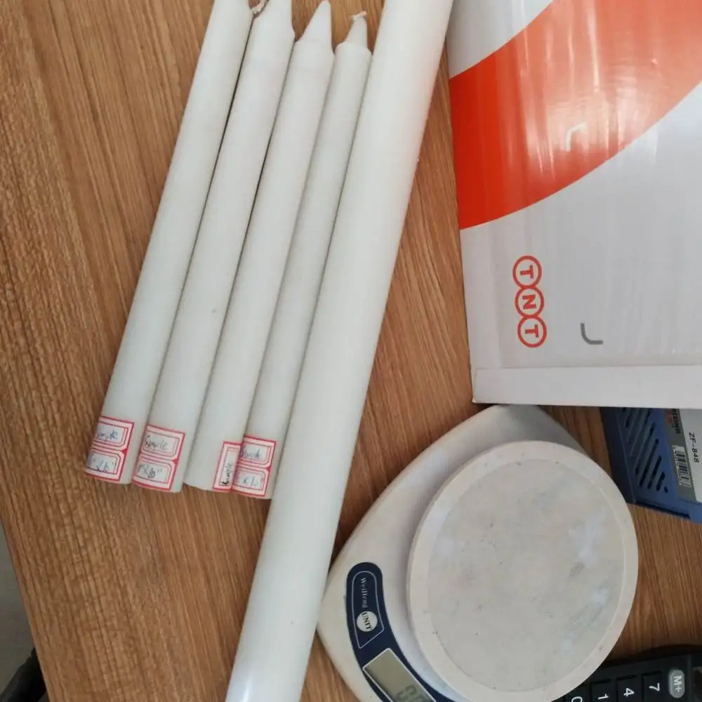 
white fluted stick/spiral/taper candles candles wholesale factory 
