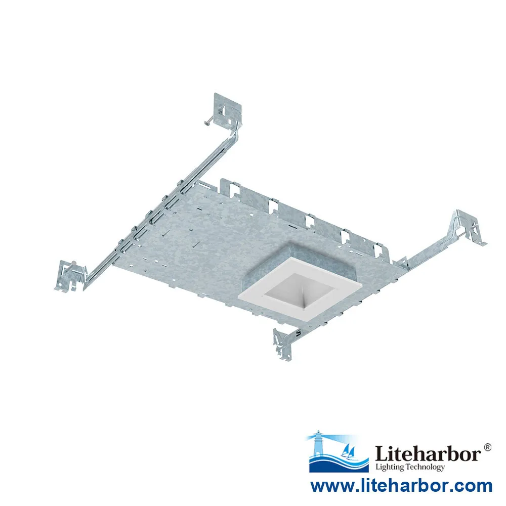 4 Inch Residential 9W Square Shape  New Construction Rodeml Recessed LED Dome Light Lighting