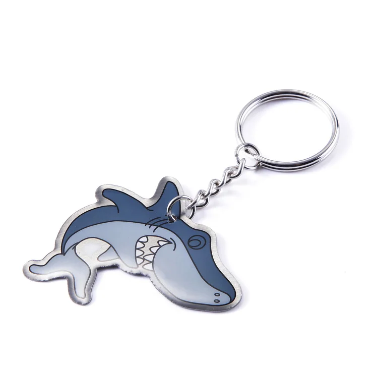 Customized branding cheap metal custom lucky cat keychain