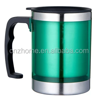 Promotional Customized Cheap Travel Mug Stainless Steel Auto Travel Mug 16oz tumbler cups in bulk