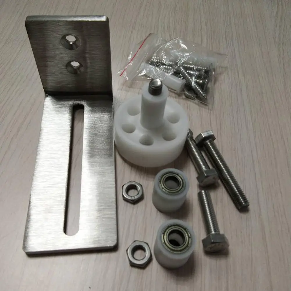 Stainless Steel Sliding Barn Door Hardware wall Mount guide roller