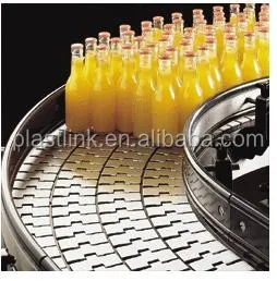 PL  Top quality Slat Stainless Steel glass bottle chain conveyor