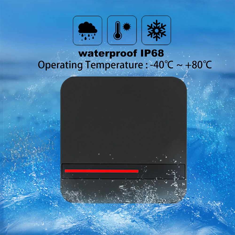 Eseye 13.56MHZ/125KHZ Smart IC ID Chip Access Control System Card Reader IP68 Waterproof