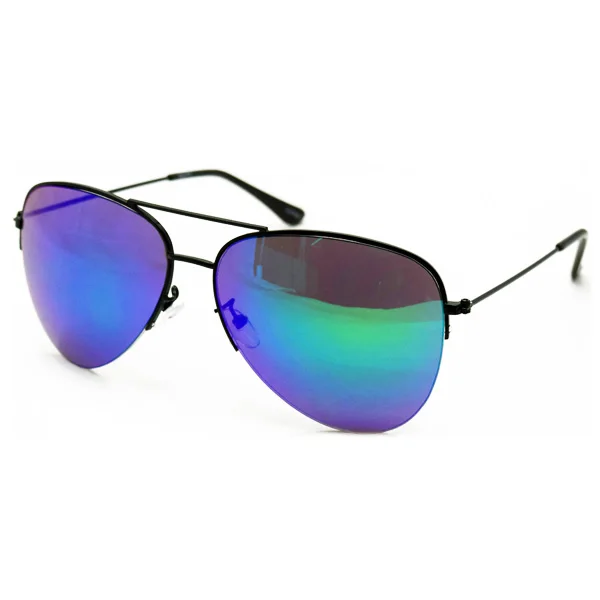 2022 Hot Seller Half Frame Mirror Avait Sun Glasses Italy Design CE Cat 3 UV400 Men Sunglasses