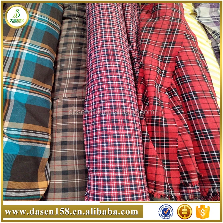 good quality and cheap stock fabrics for denim/camouflage/cotton yarn dyed fabric