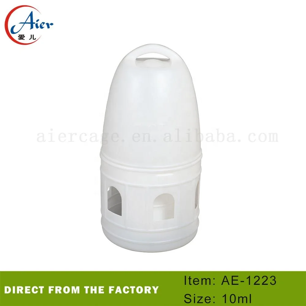 Plastic Pet Feeding Bowl Automatic Poultry Equipments Quail Cage Rabbit Bottle Drinking Bowls