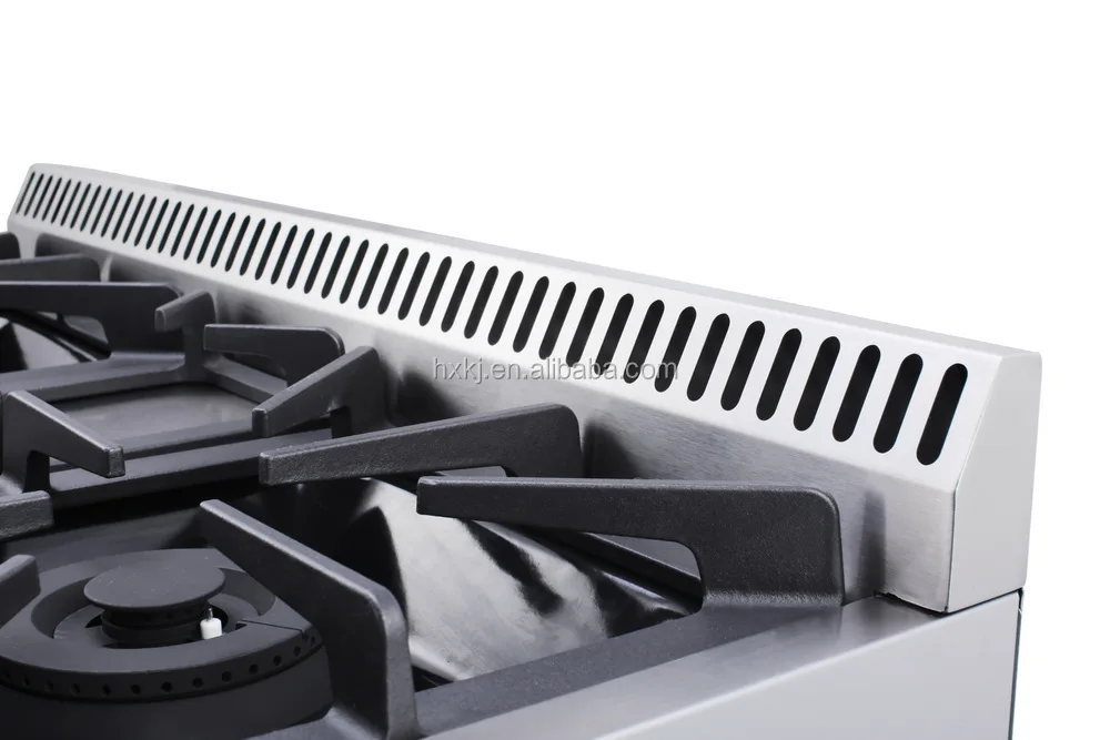 48 дюймовая двойная топлива Электрический духовой шкаф с 6 конфорками печь из нержавеющей стали газовая плита печи